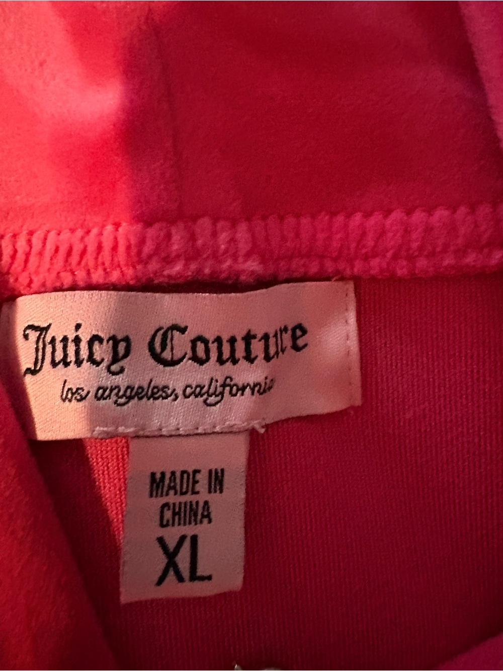 Juicy Couture Hot Pink Tracksuit with Rhinestones - Picture 4 of 7